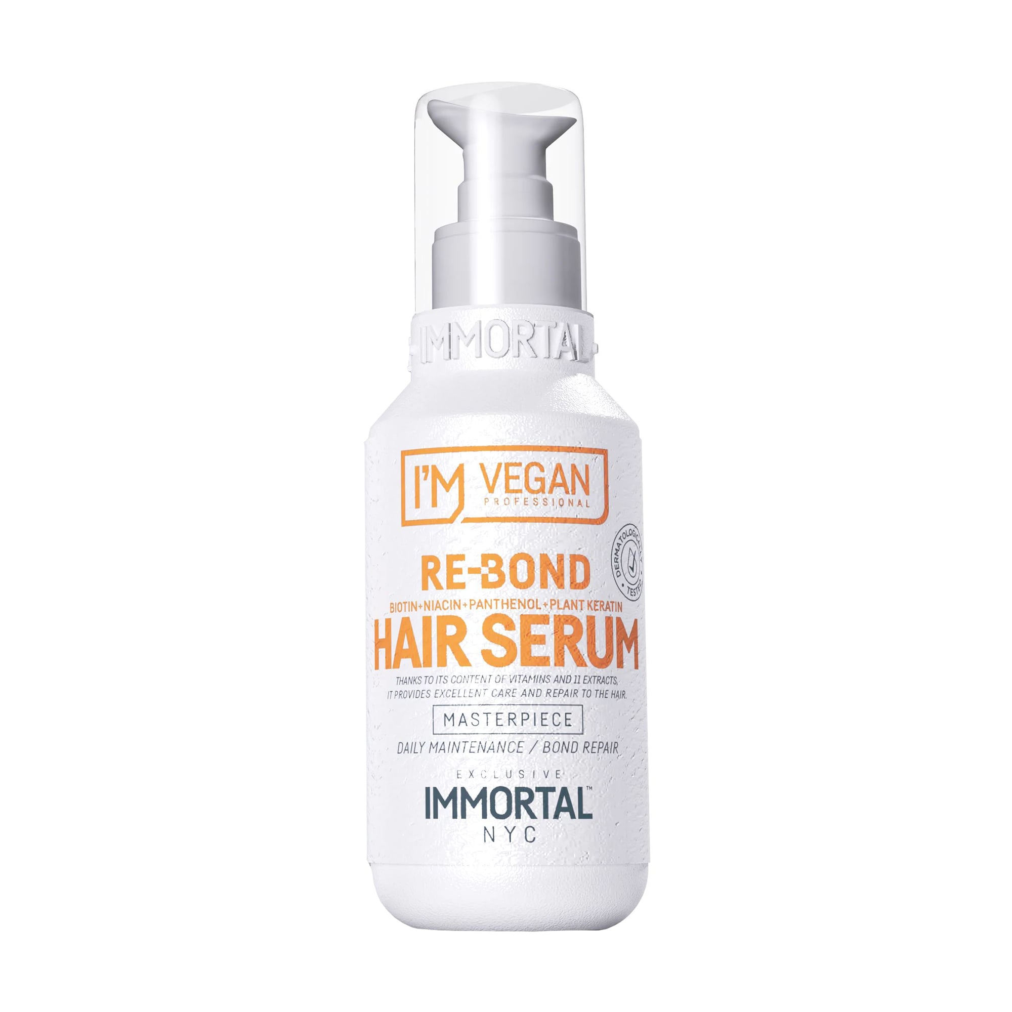 Уцінка! Сироватка Immortal NYC I'm Vegan Re-Bond Hair Serum для глибокого відновлення пошкодженого волосся, 100 мл